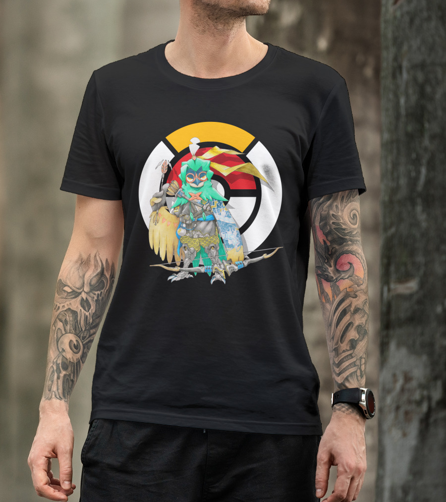 POKEMON X OVERWATCH DECIDUEYE HANZO CROSSOVER T-Shirt