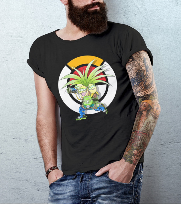 POKEMON X OVERWATCH EXEGGUTOR LUCIO MASHUP T-Shirt