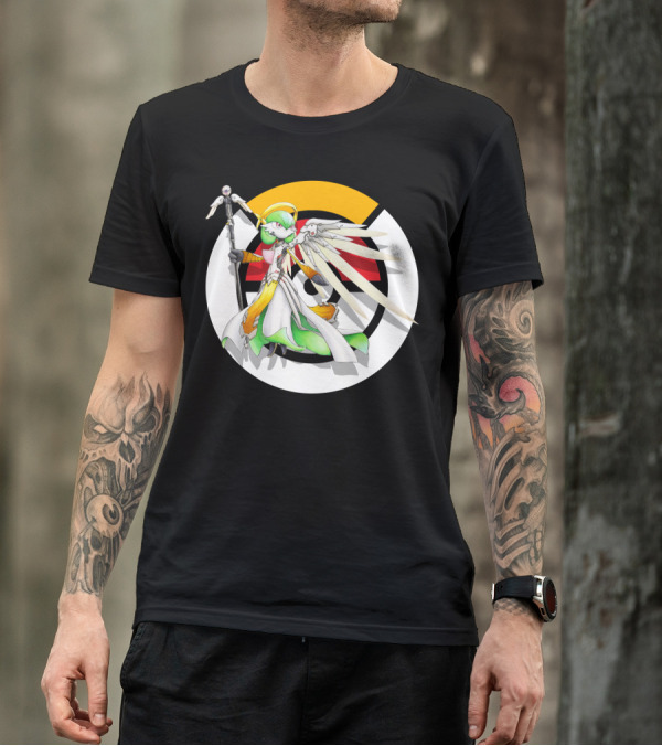 POKEMON OVERWATCH GARDEVOIR MERCY CROSSOVER T-Shirt