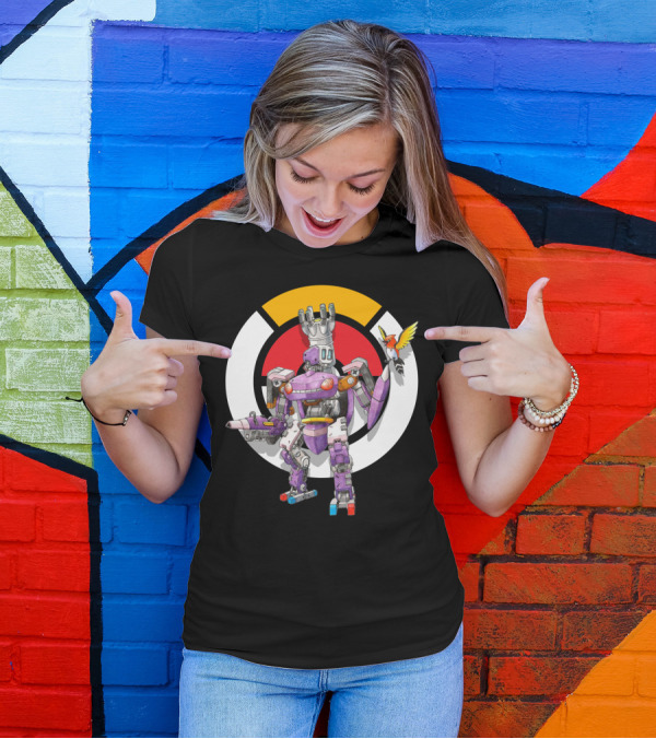 POKEMON X OVER GENESECT X BASTION MECH CROSSOVER T-Shirt