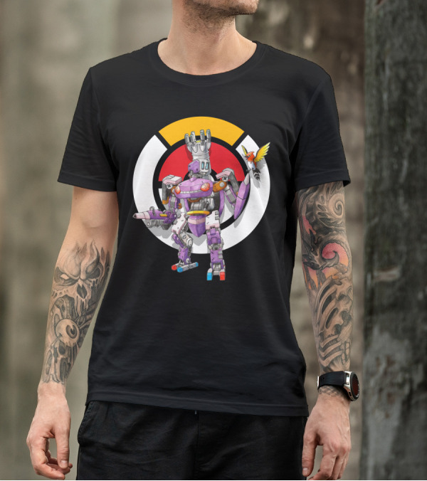 POKEMON X OVER GENESECT X BASTION MECH CROSSOVER T-Shirt