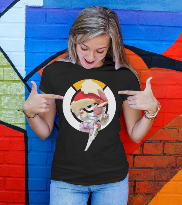 POKEMON X OVERWATCH LOPUNNY D.VA MECHA CROSSOVER T-Shirt