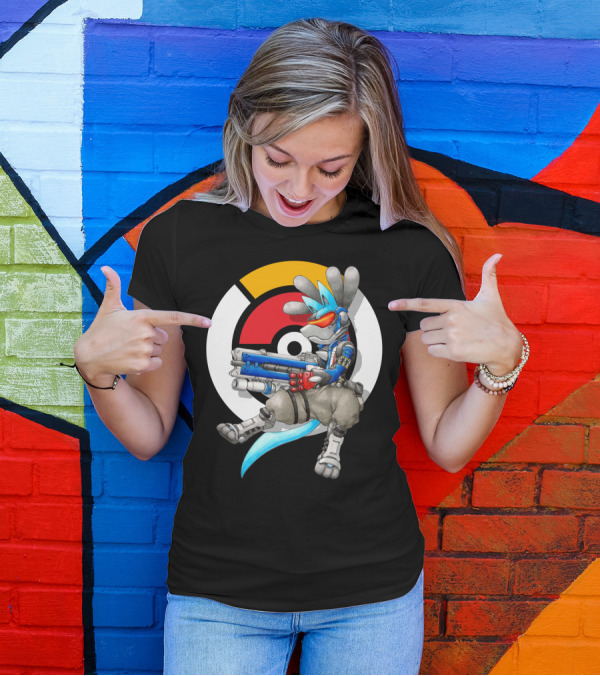 POKEMON X OVERWATCH LUCARIO X SOLDIER T-Shirt