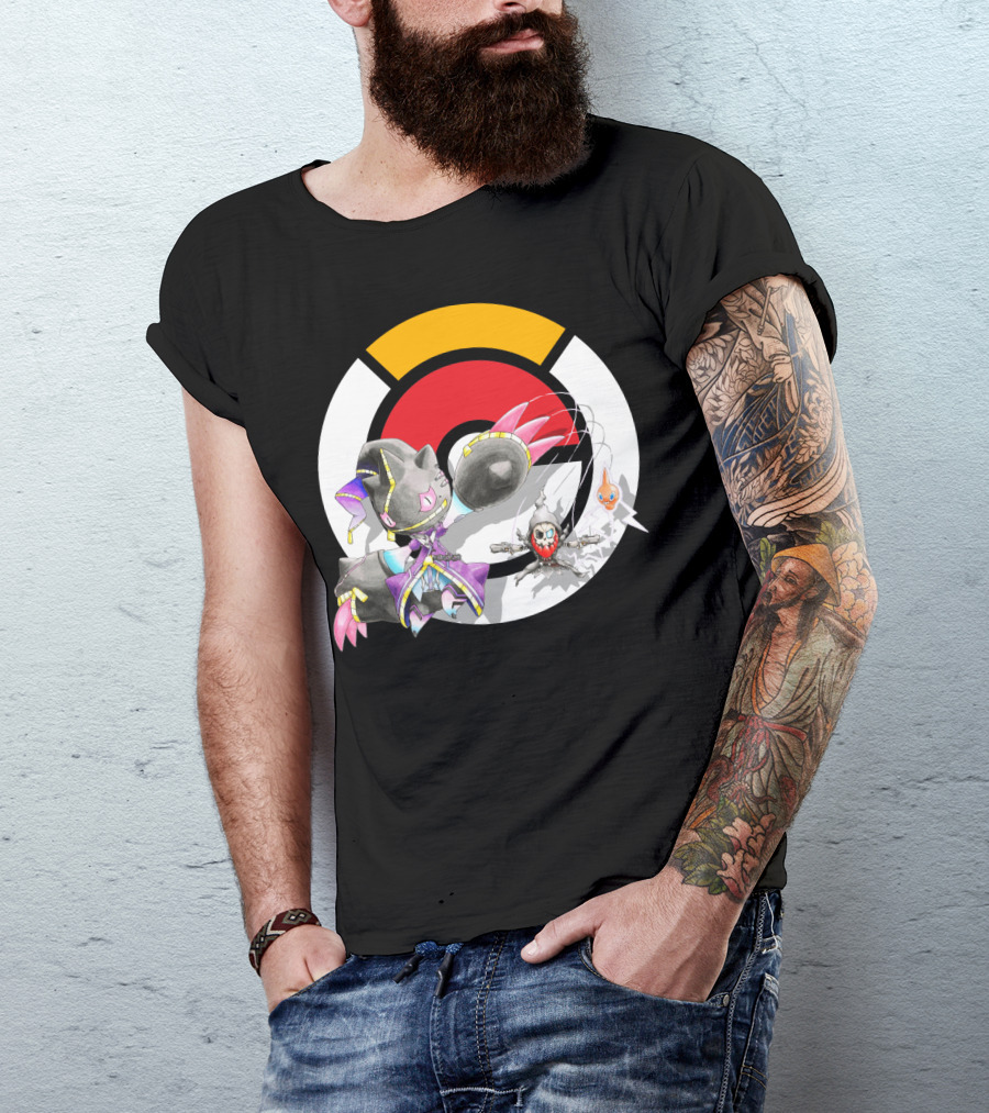 POKEMON X MEGA BANETTE CROSSOVER WITH SOMBRA CHARACTERS T-Shirt