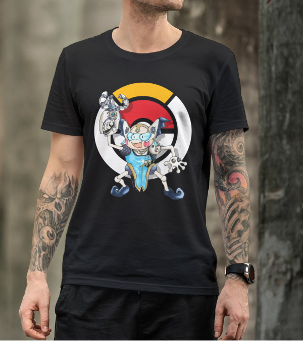 POKEMON X OVER MR. MIME CROSSOVER WITH SYMMETRA T-Shirt