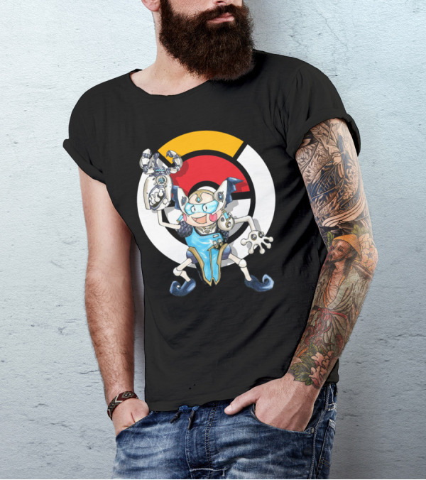 POKEMON X OVER MR. MIME CROSSOVER WITH SYMMETRA T-Shirt