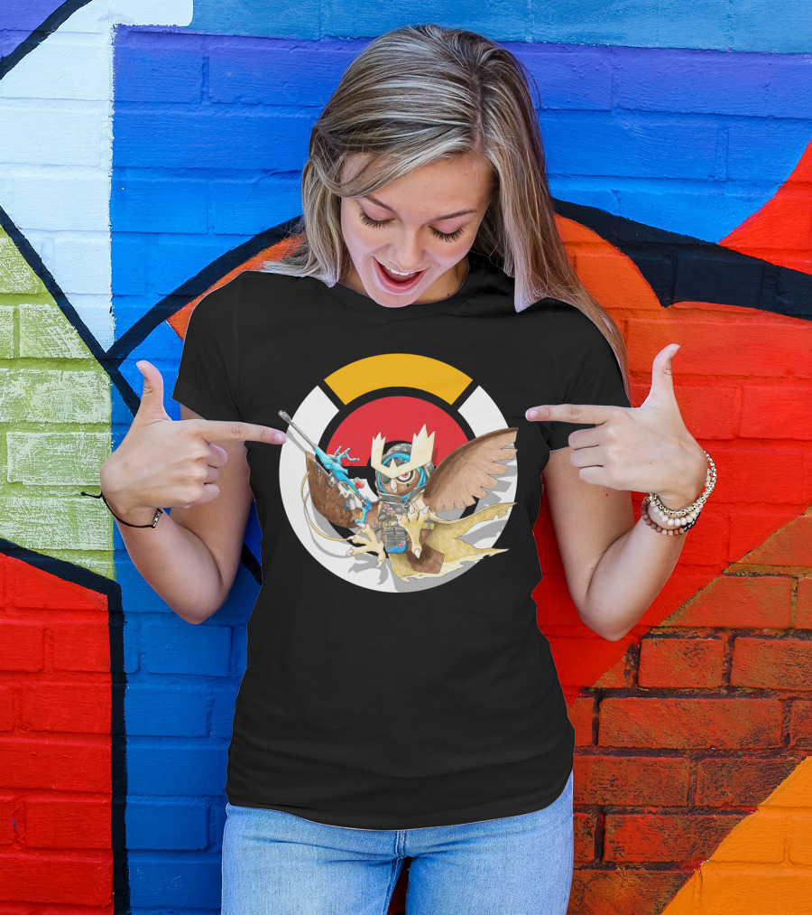 Pokemon X Over Noctowl X Ana Official Collaboration T-Shirt