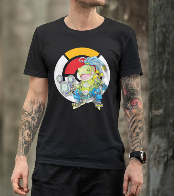POKEMON X OVERWATCH POLITOED LUCIO MASHUP T-Shirt