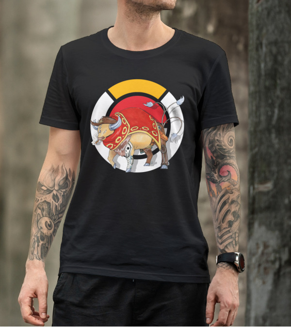 POKEMON X OVERWATCH TAUROS X MCCREE CROSSOVER T-Shirt