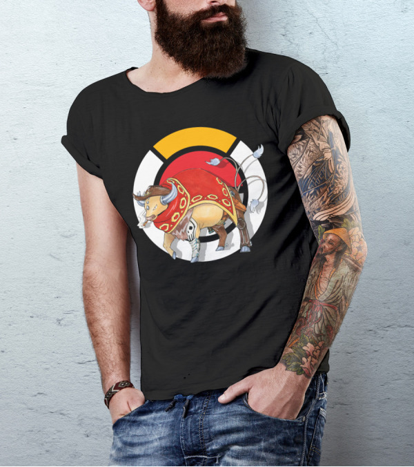 POKEMON X OVERWATCH TAUROS X MCCREE CROSSOVER T-Shirt