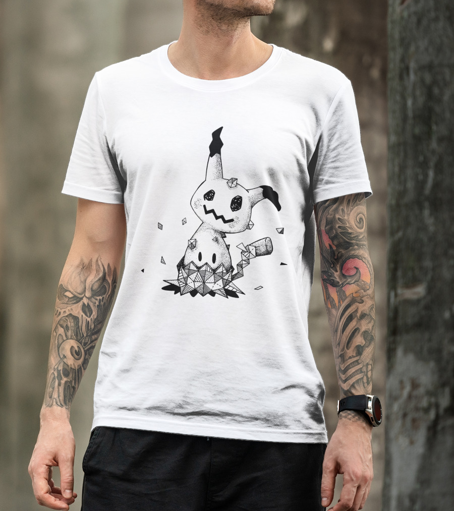GEOMETRIC POKEMON MIMIKYU CRYSTAL SHARDS T-Shirt