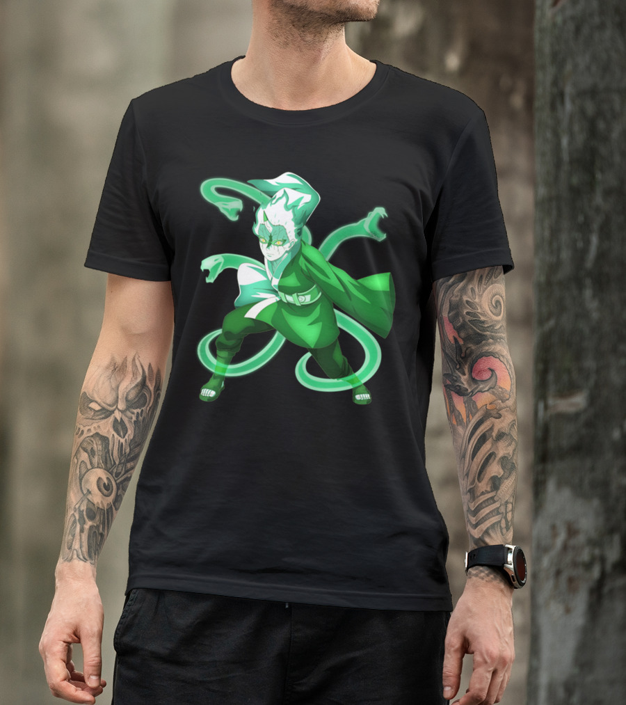 Mitsuki Orochimaru Anakins Striking Green Aura Power Form T-Shirt