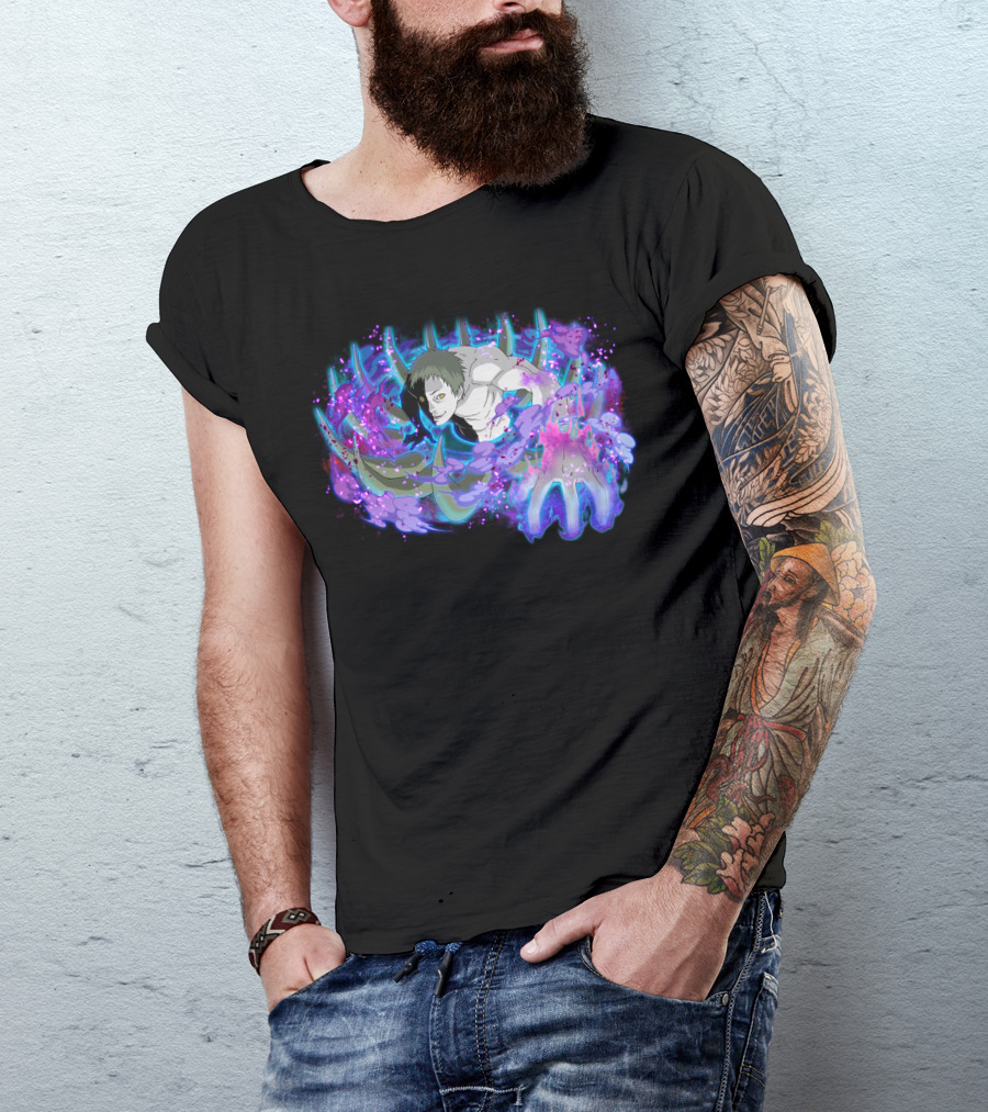 Zetsu Pastel Aura With Purple And Blue Energy Burst T-Shirt