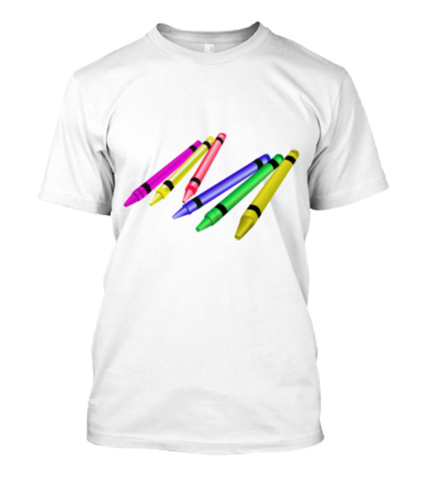 Vibrant Color Pencil Back To School Essentials T-Shirt