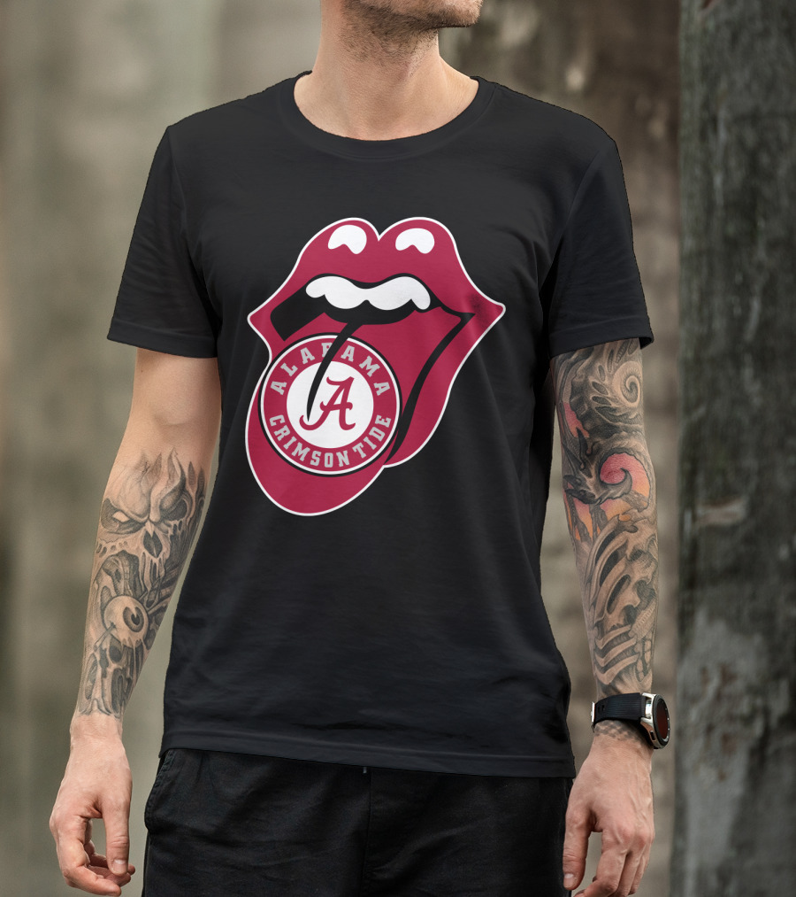 Alabama Crimson Tide Rt Edition Iconic Tongue T-Shirt
