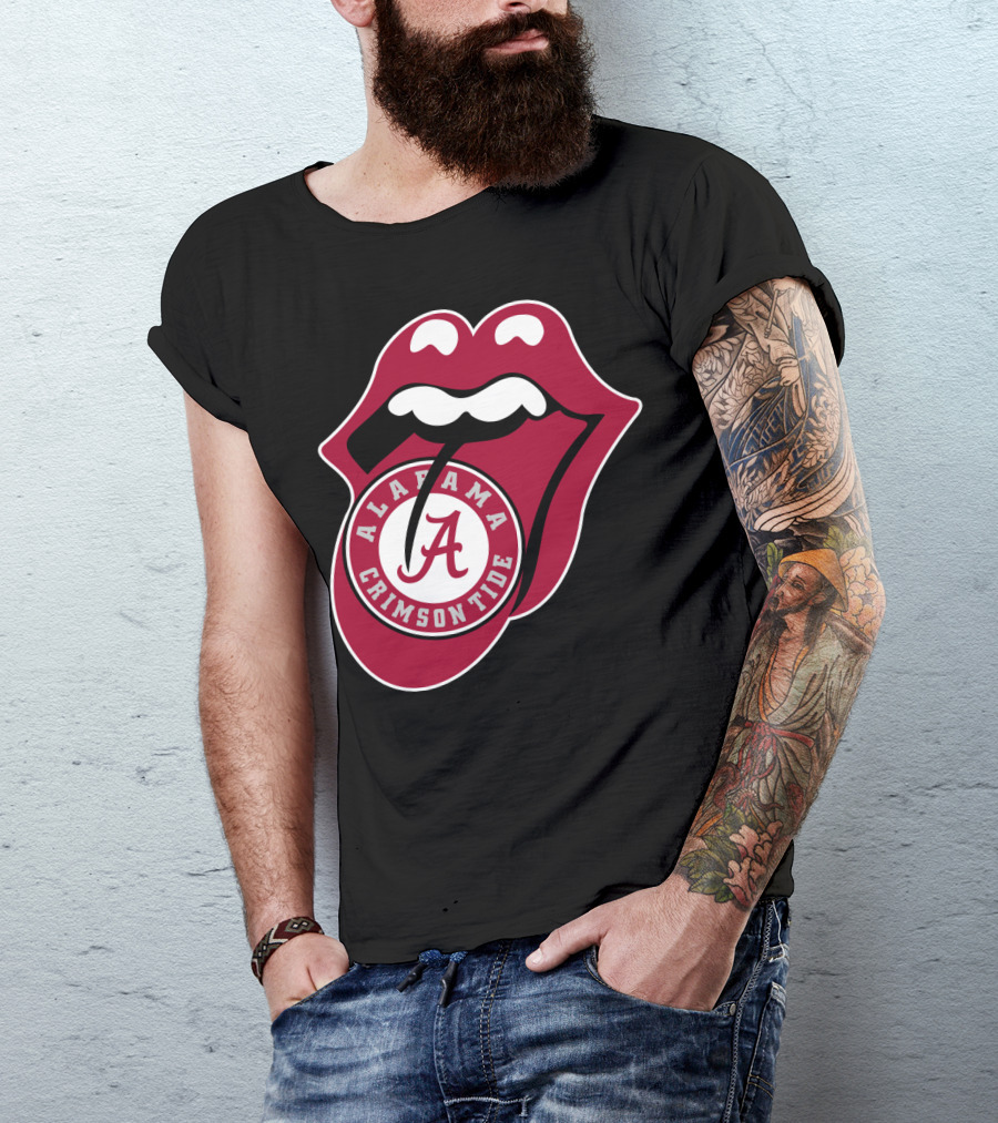 Alabama Crimson Tide Rt Edition Iconic Tongue T-Shirt