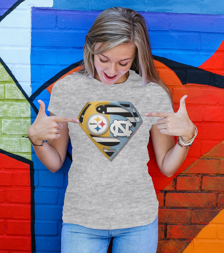 Steelers Nc Superman T-Shirt