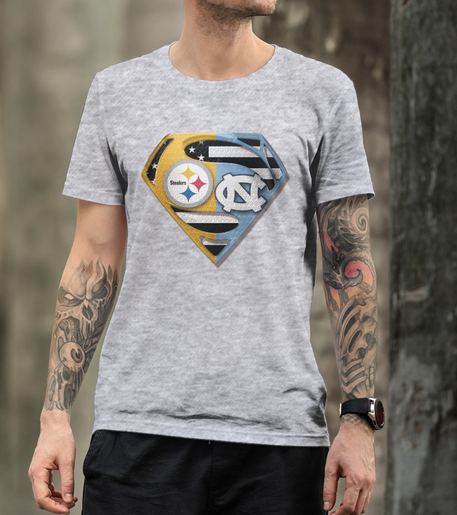 Steelers Nc Superman T-Shirt