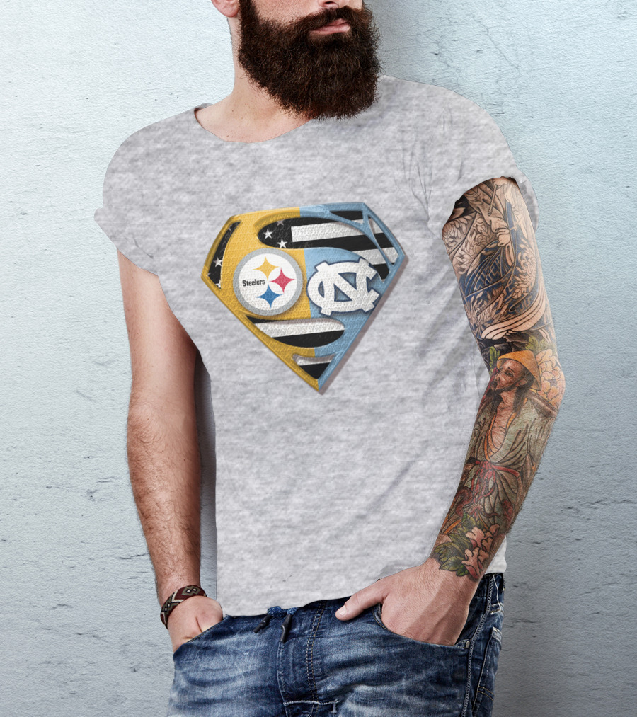 Steelers Nc Superman T-Shirt