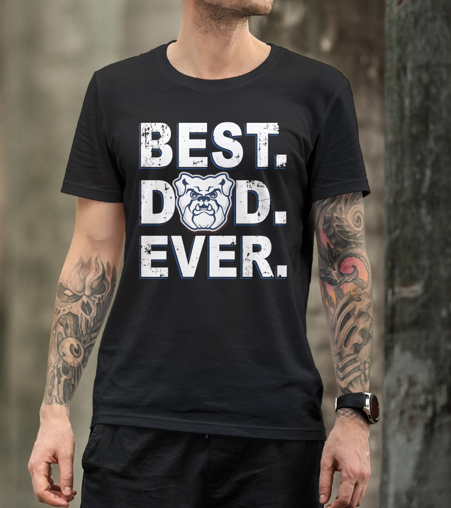 Best Dad Ever Bulldog T-Shirt