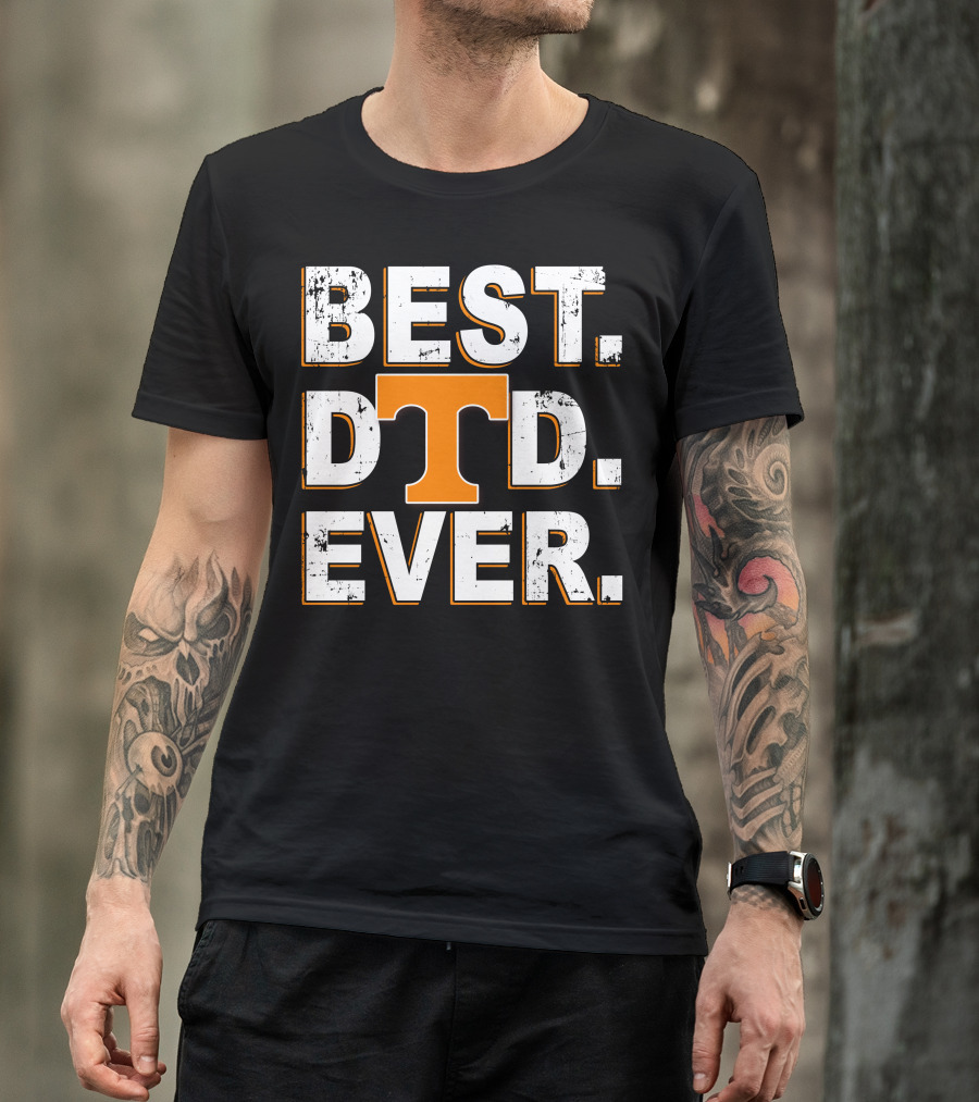 Best Dad Ever 073 Tennessee Volunteers T-Shirt