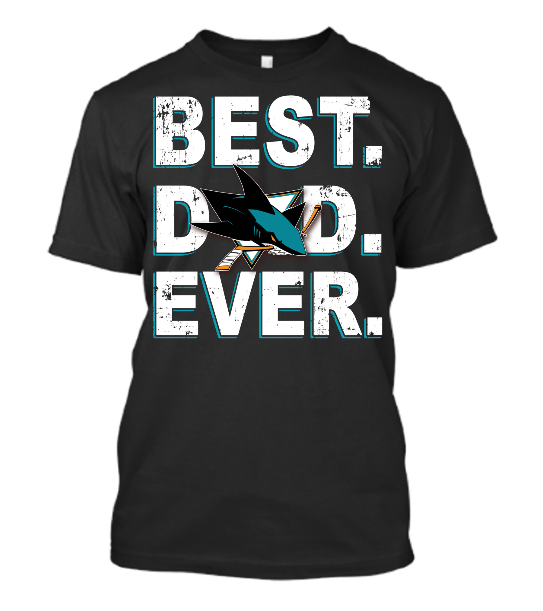 Best Dad Ever Sharks T-Shirt