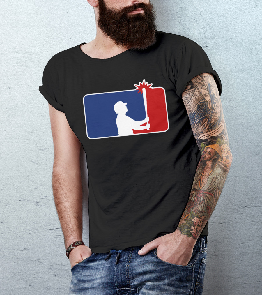 Let Brett Bang MLB Funny Parody Baseball Bat T-Shirt