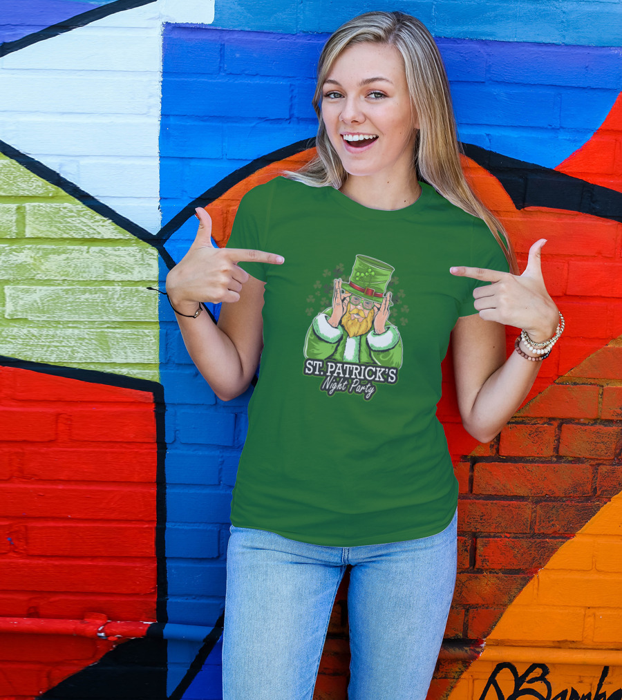ST. PATRICK'S NIGHT PARTY Irish Leprechaun T-Shirt