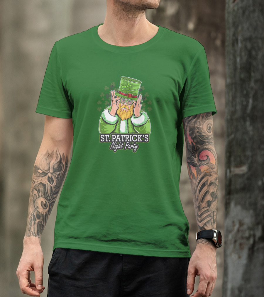 ST. PATRICK'S NIGHT PARTY Irish Leprechaun T-Shirt
