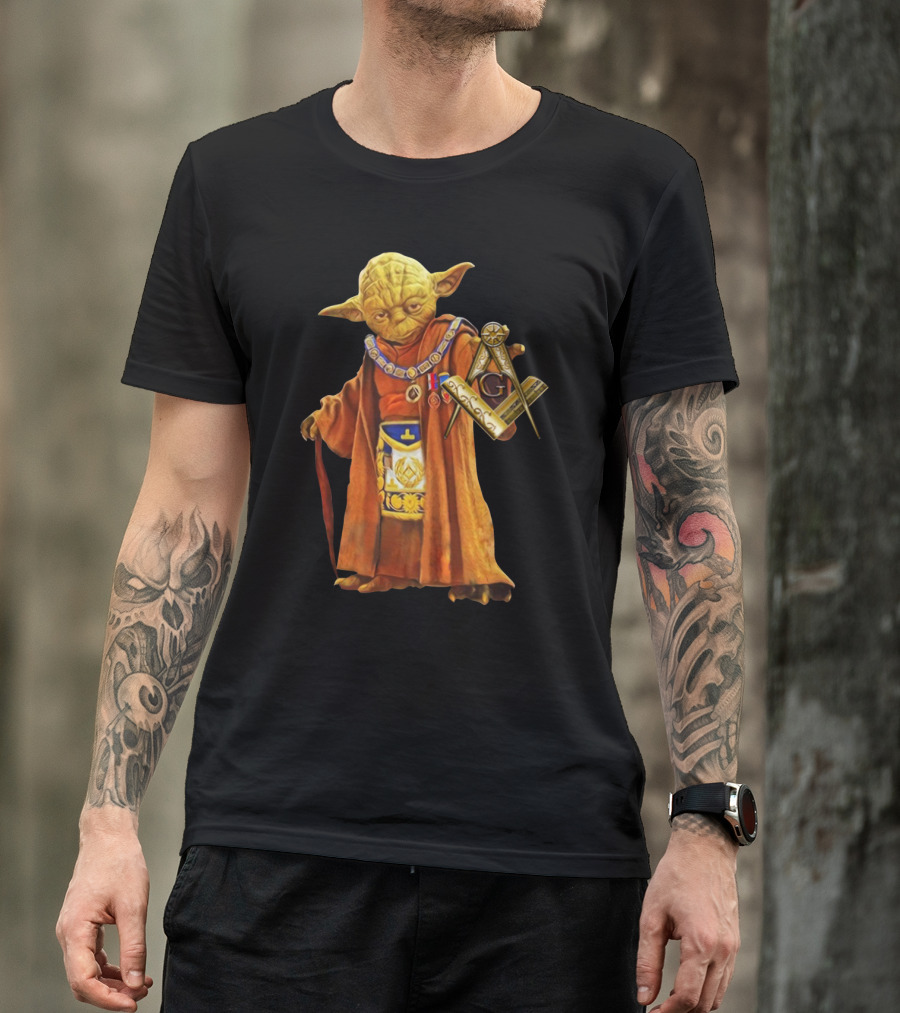 Pharaon Yoda Freemason Symbolism T-Shirt