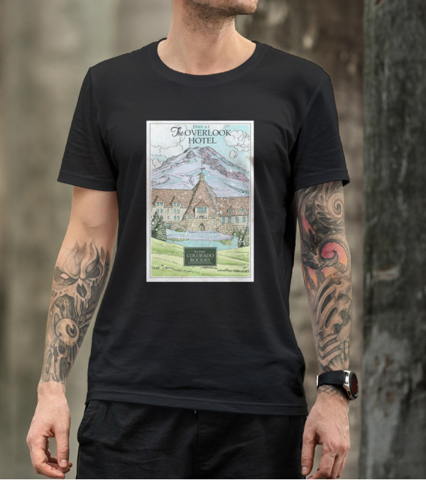 Stay At The Overlook Hotel In The Colorado Rockies Snowy Mountain T-Shirt