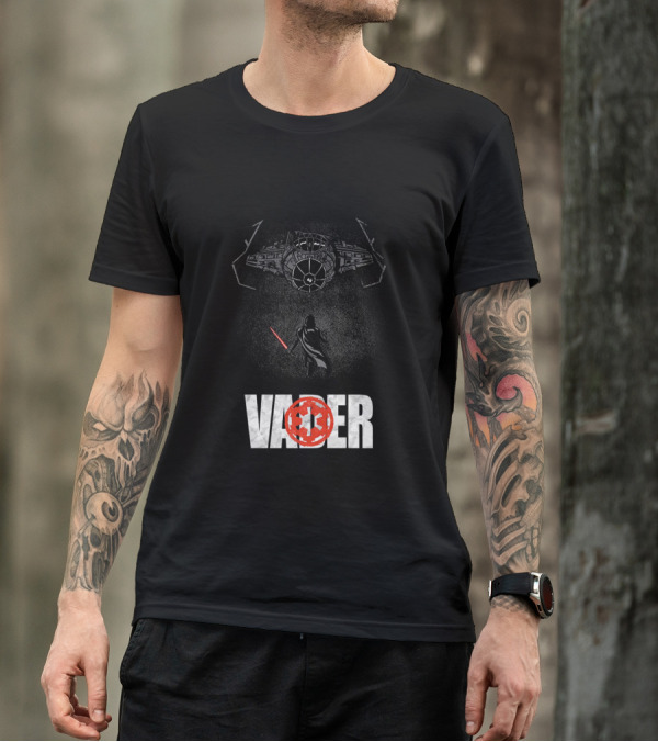 Vader Dark Side Of The Force Sith Fighter Empire T-Shirt