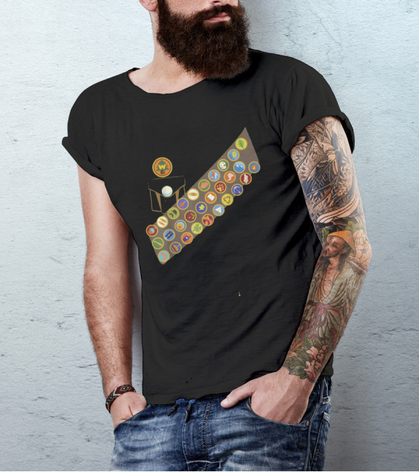 Disney Pixar Up Russell Wilderness Explorer Badge Collection T-Shirt