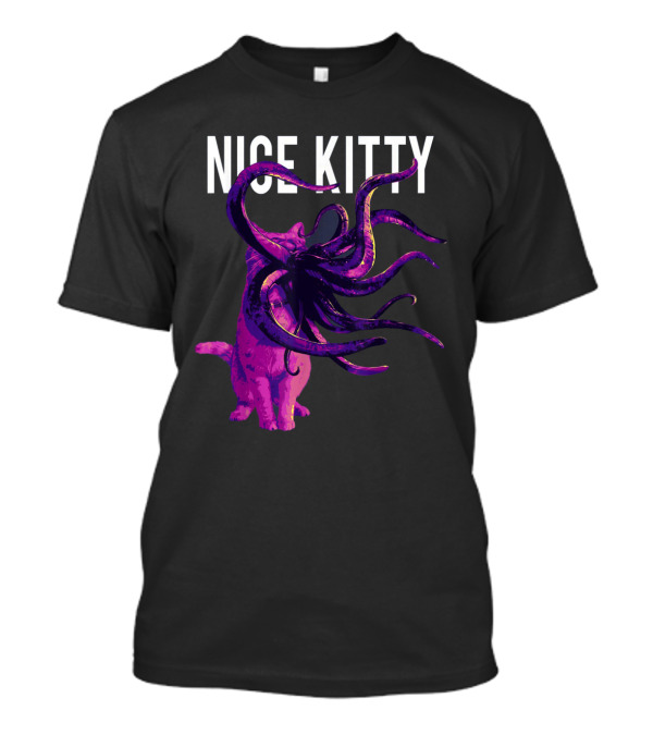 Captain Marvel Goose Nice Kitty Tentacle Creature T-Shirt