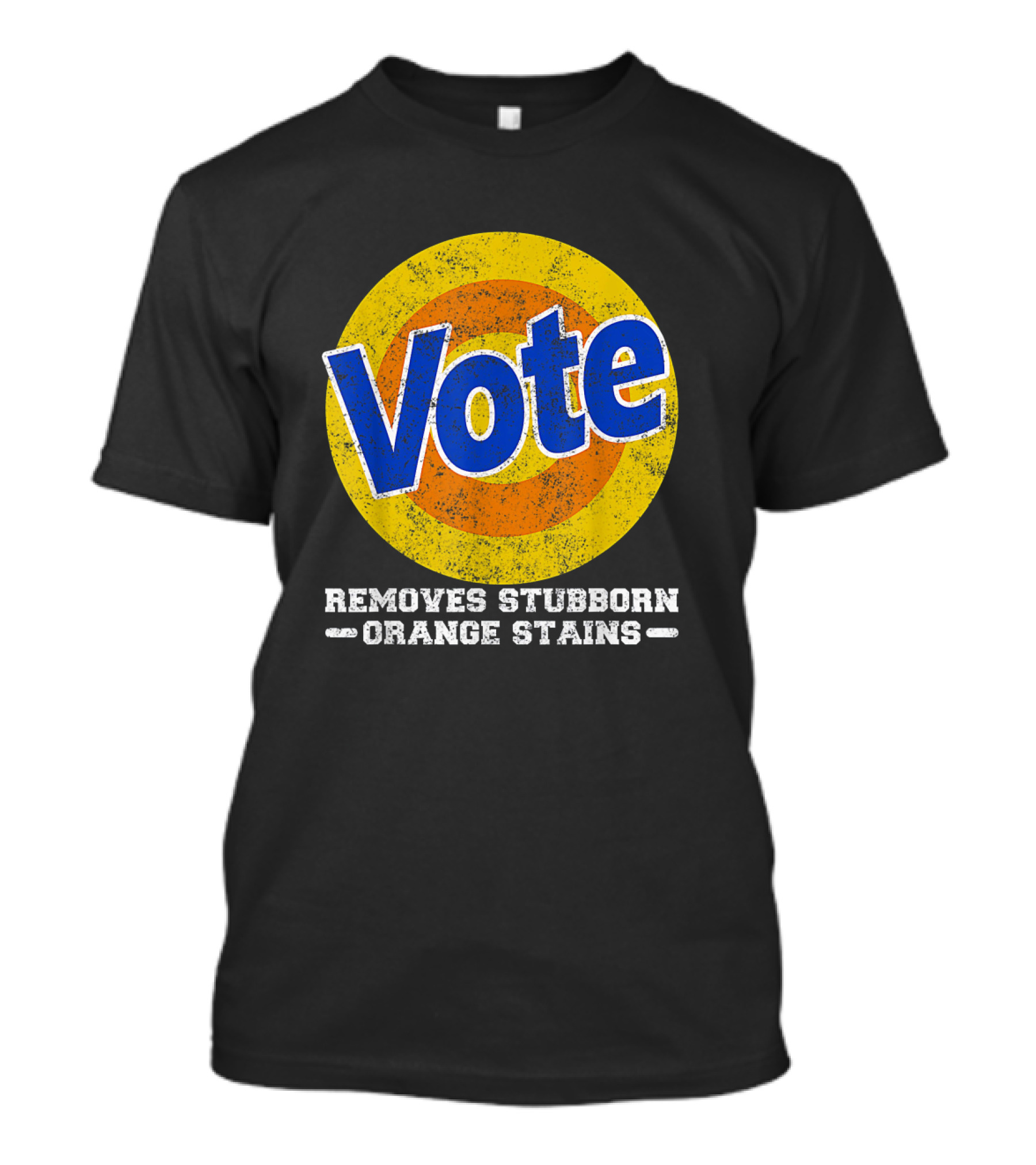 Vote Removes Stubborn Orange Stains Anti Trump US Detergent T-Shirt