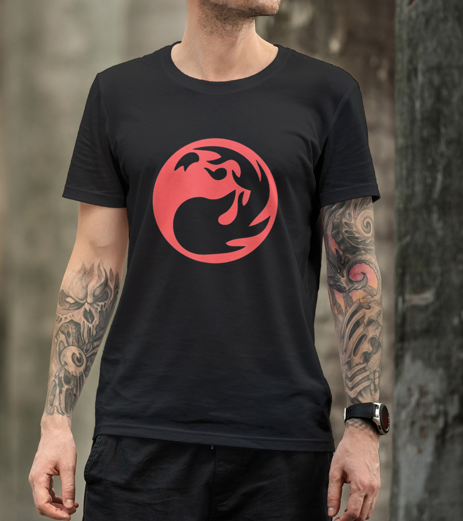 Red Mana Symbol Magic TCG Gathering Mana Symbols T-Shirt