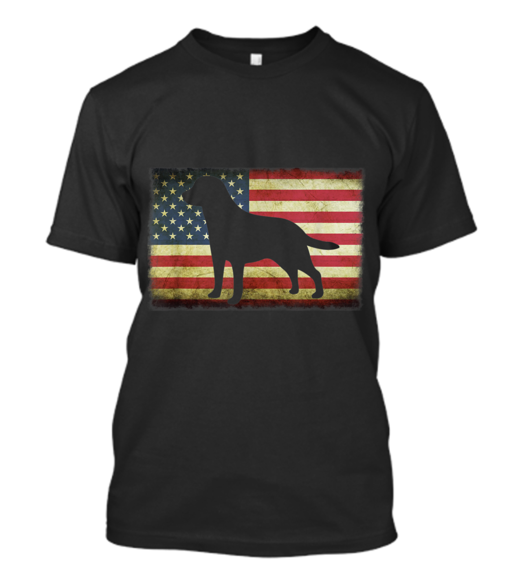 Patriotic Labrador Retriever American Flag 4th Of July T-Shirt