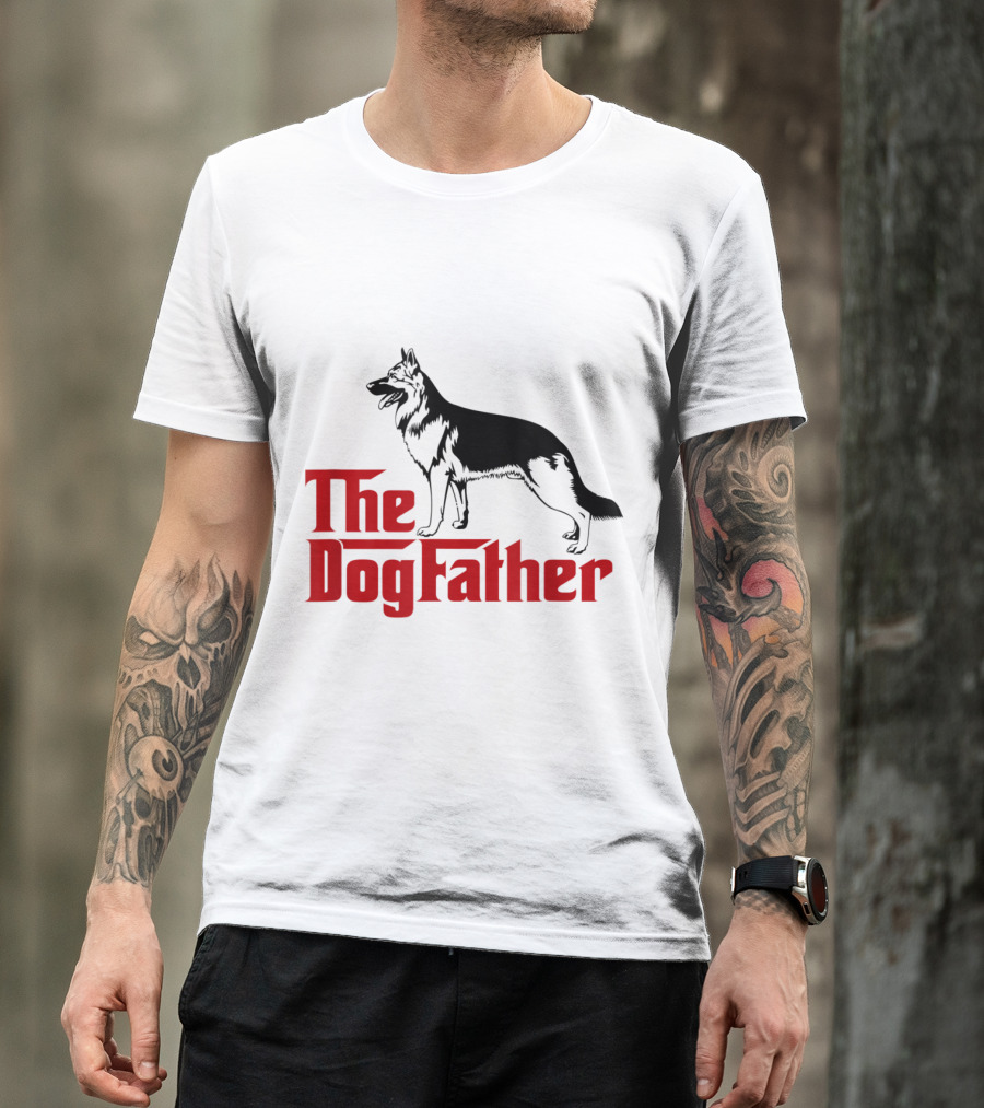 The Dogfather German Shepherd I Love My Pet Funny T-Shirt