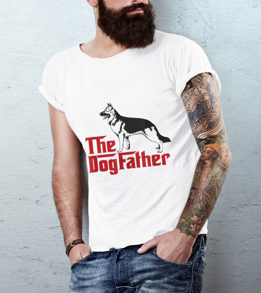 The Dogfather German Shepherd I Love My Pet Funny T-Shirt