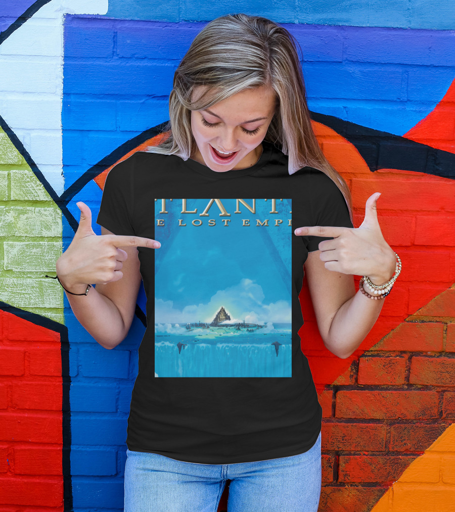 Atlantis The Lost Empire Disney Movie Scene Fade T-Shirt