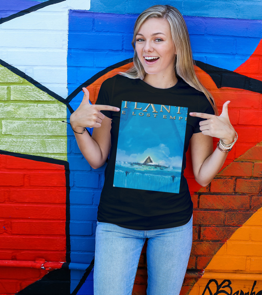 Atlantis The Lost Empire Disney Movie Scene Fade T-Shirt