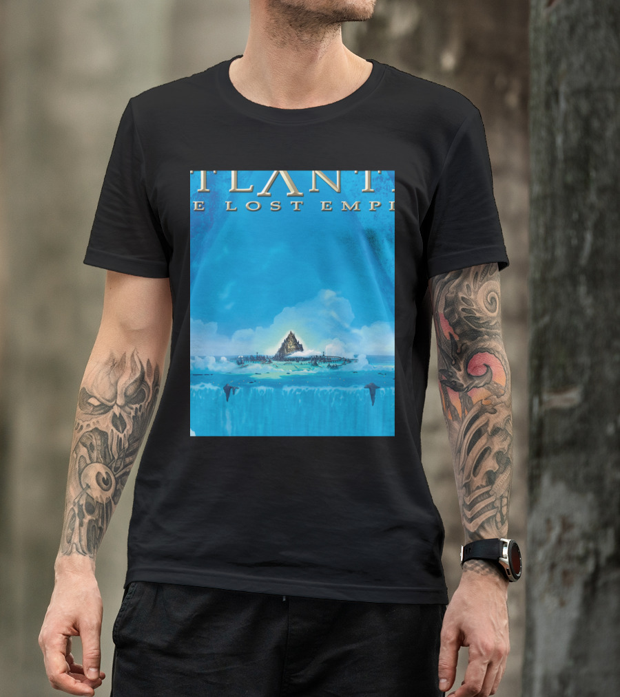 Atlantis The Lost Empire Disney Movie Scene Fade T-Shirt