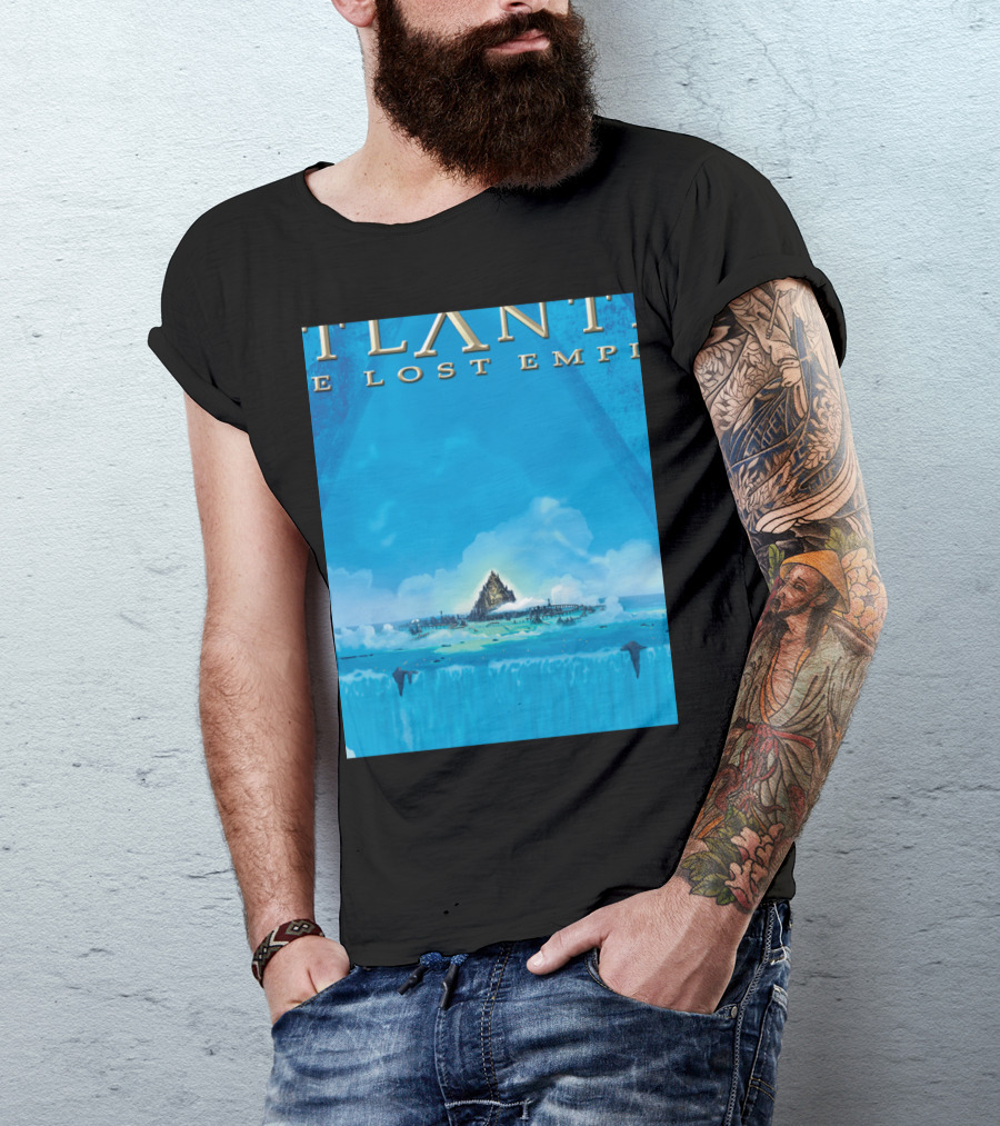 Atlantis The Lost Empire Disney Movie Scene Fade T-Shirt