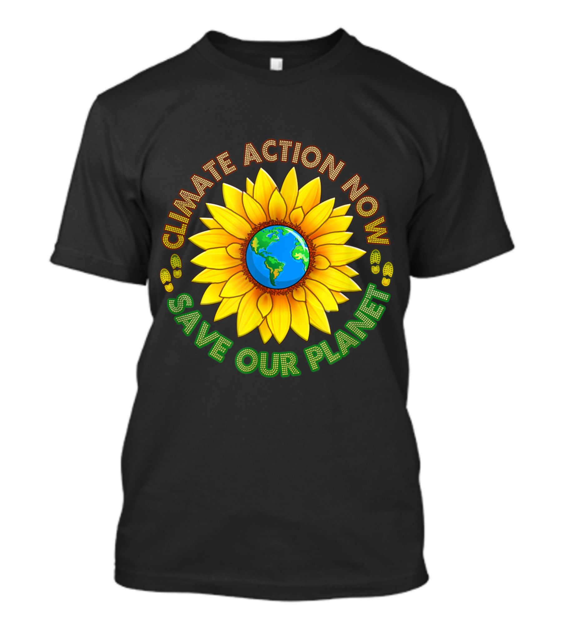 CLIMATE ACTION NOW SAVE OUR PLANET March Strike Movement Wear T-Shirt