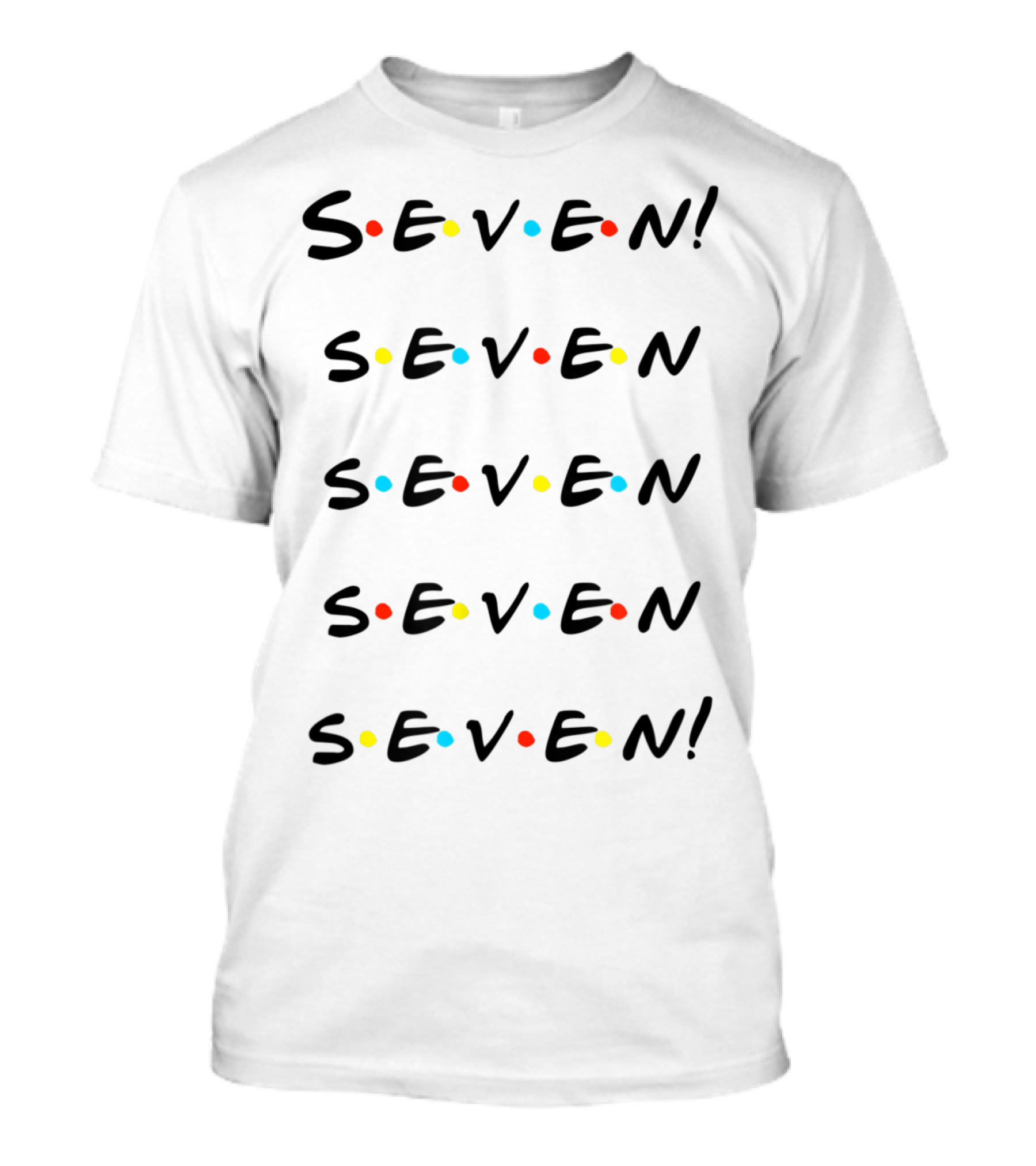 SEVEN Seven Seven Seven Seven Friends Dots T-Shirt