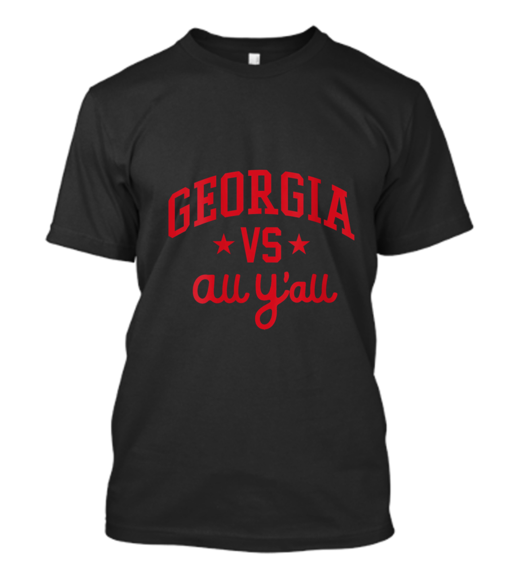 Georgia Vs All Y'all Vintage Bulldog Stars T-Shirt