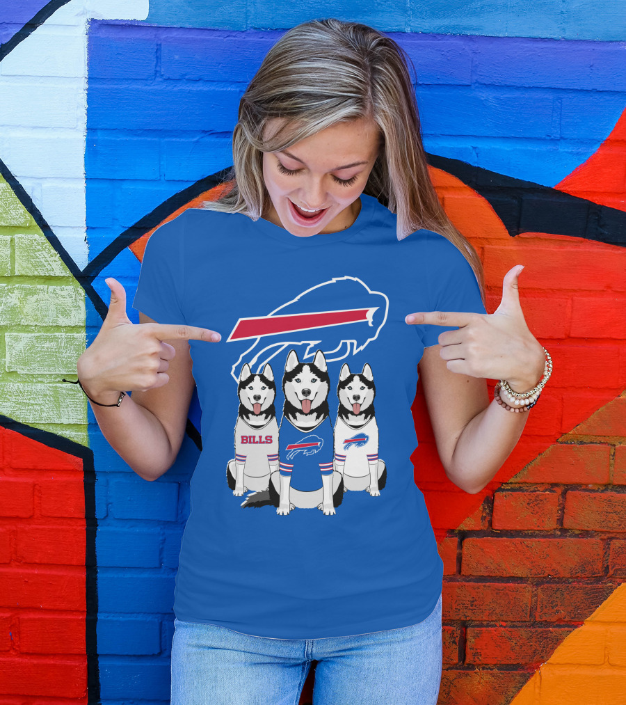 Bills Buffalo Husky Trio T-Shirt