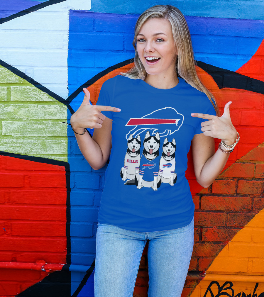 Bills Buffalo Husky Trio T-Shirt