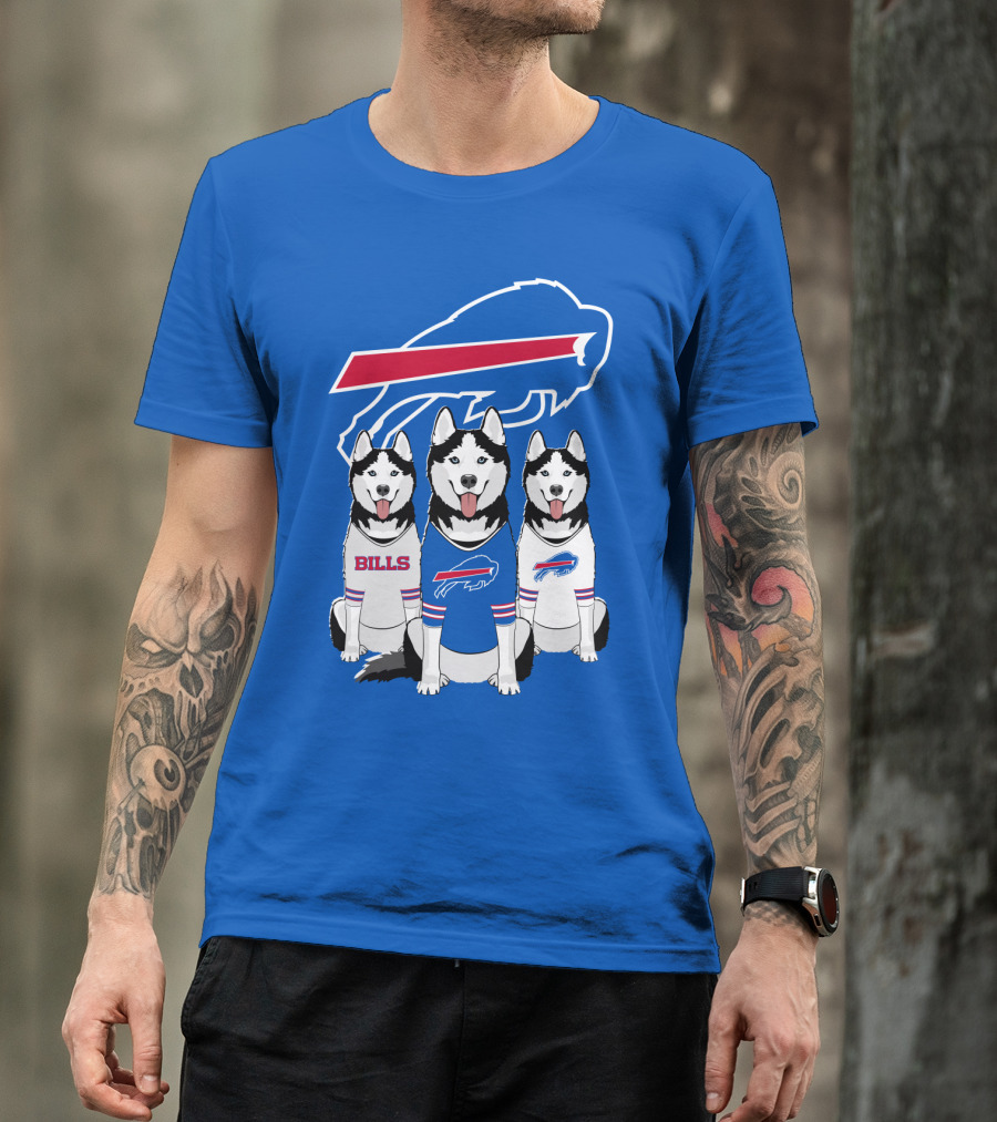 Bills Buffalo Husky Trio T-Shirt