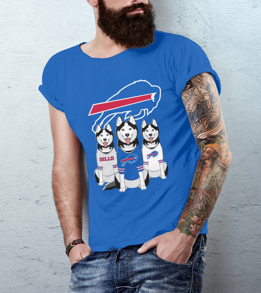 Bills Buffalo Husky Trio T-Shirt